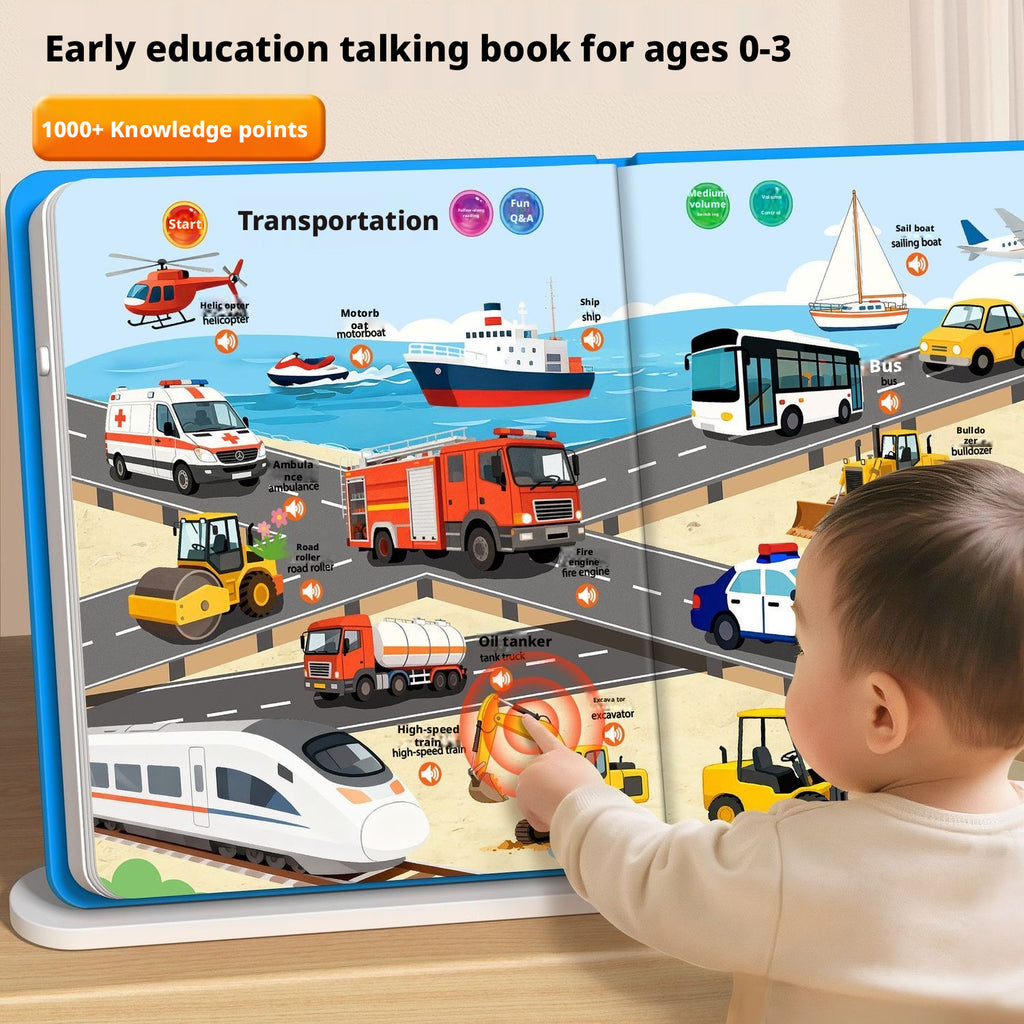 AI Bilingual Early Education Sound Book 63-Page Point-and-Read Talking Book for Kids – view 10