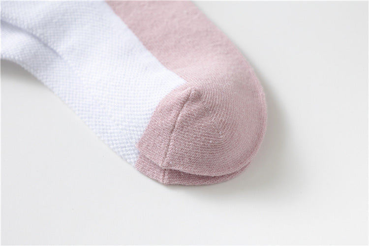 Kids Cotton Ankle Socks 4-Pair Pack Boys Girls Thin Breathable School Socks – view 23