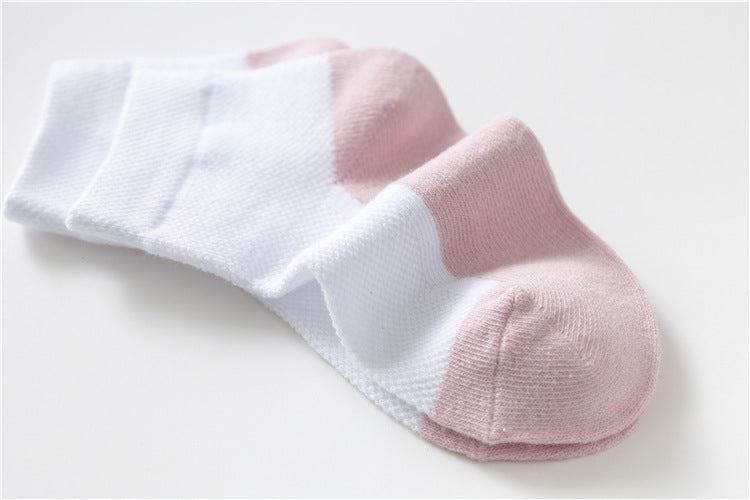 Kids Cotton Ankle Socks 4-Pair Pack Boys Girls Thin Breathable School Socks – view 24