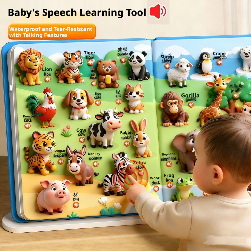 AI Bilingual Early Education Sound Book 63-Page Point-and-Read Talking Book for Kids – view 12