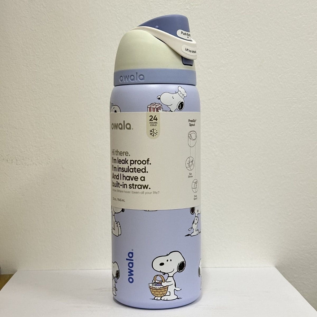 Owala FreeSip Stainless Steel Water Bottle Peanuts Snoopy Insulated Leak-Proof Straw Tumbler – view 21