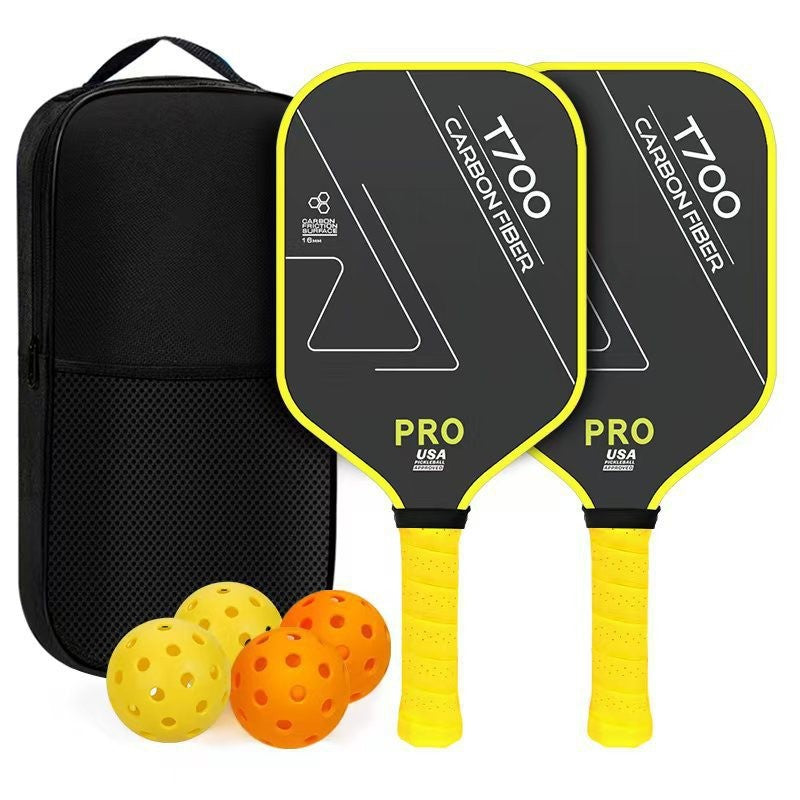 T700 Full Carbon Fiber Pickleball Paddle Set Elongated Grip Textured Grit Surface 16mm USA Pickleball Approved - 2 Paddles + 4 Balls + Carry Bag – view 12
