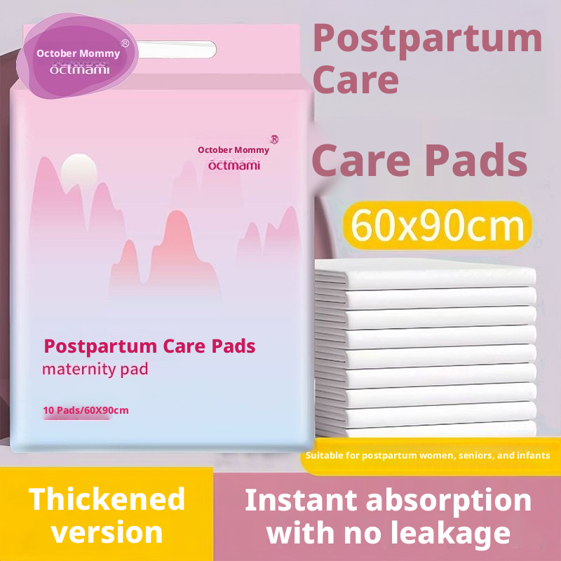 October Mommy Octmami Postpartum Care Pads 60x90cm Disposable Maternity Underpads 30-Piece Pack Extra Thick Instant Absorption – view 3