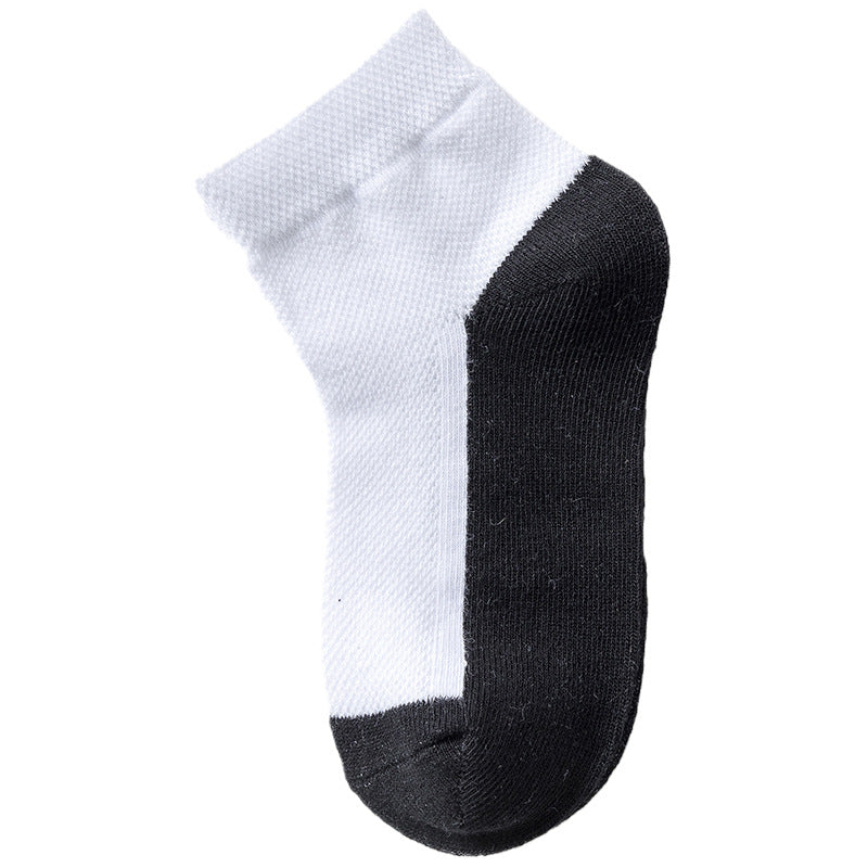 Kids Cotton Ankle Socks 4-Pair Pack Boys Girls Thin Breathable School Socks – view 11