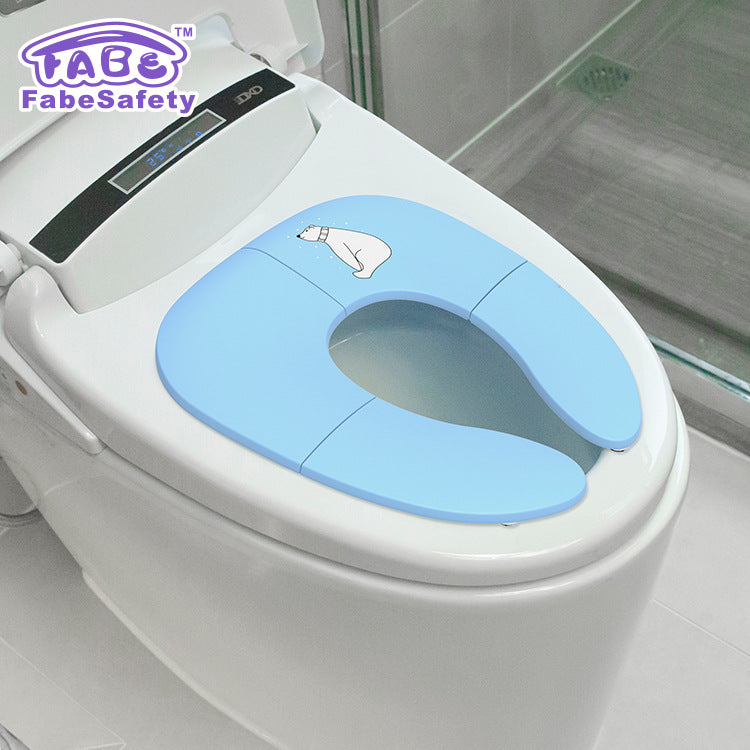 Foldable Baby Potty Training Seat Portable Travel Toilet Seat Ring Cover for Toddlers – view 8