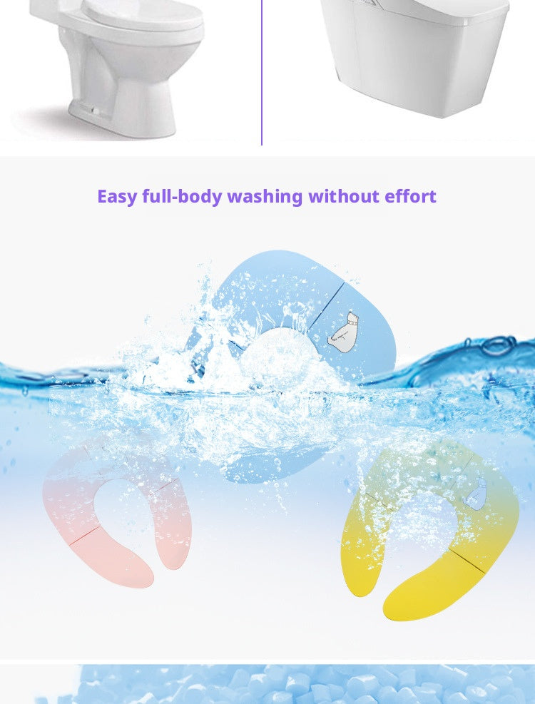 Foldable Baby Potty Training Seat Portable Travel Toilet Seat Ring Cover for Toddlers – view 16