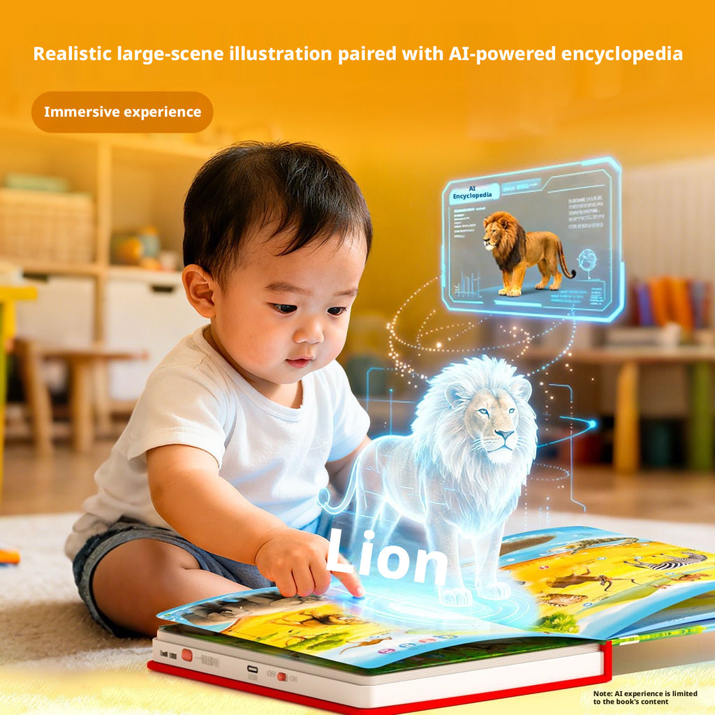 AI Bilingual Early Education Sound Book 63-Page Point-and-Read Talking Book for Kids – view 8