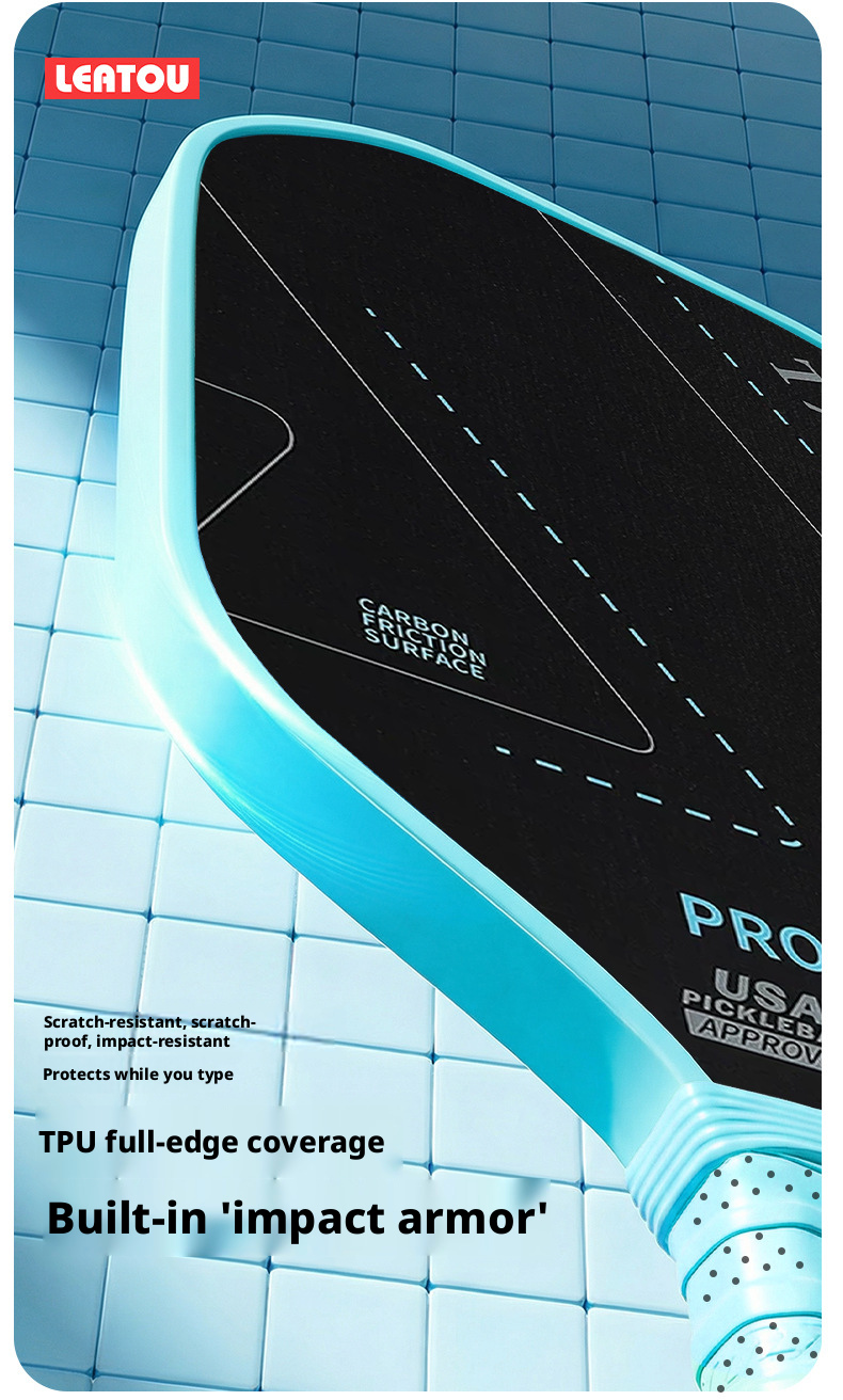 T700 Full Carbon Fiber Pickleball Paddle Set USA Pickleball Approved Textured Grit Surface 16mm Honeycomb Core 2 Paddles + 4 Balls + Carry Bag – view 21