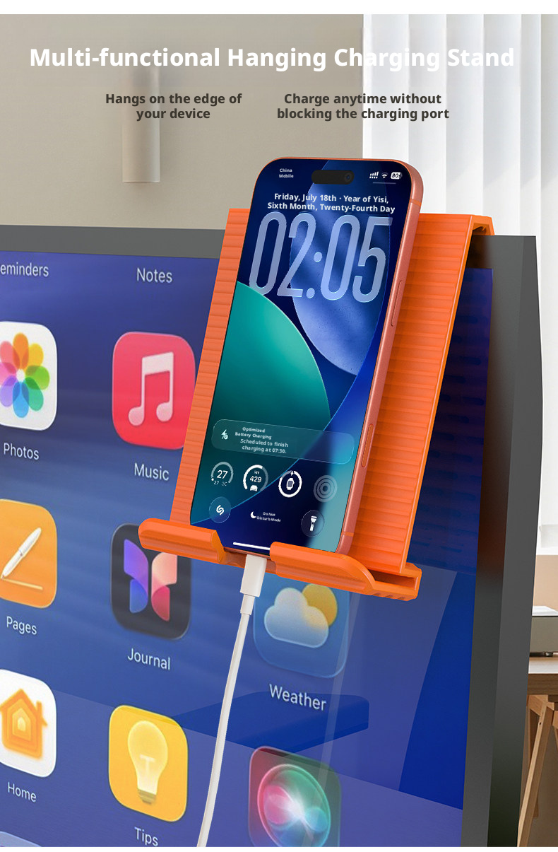 Third-Generation Silicone Foldable Phone Stand 24-Suction-Cup Design Portable Anti-Slip Flexible Multi-Angle Holder for Phone & Tablet – view 16