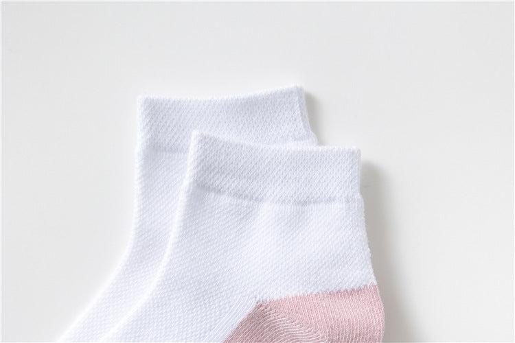 Kids Cotton Ankle Socks 4-Pair Pack Boys Girls Thin Breathable School Socks – view 22