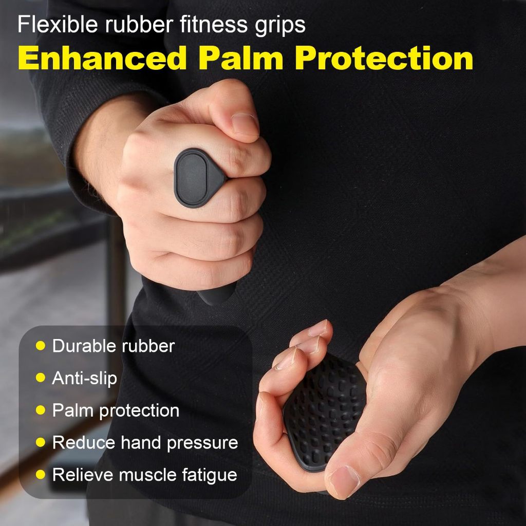Silicone Grip Strengthener Anti-Slip Dumbbell Palm Protector for Gym & Fitness