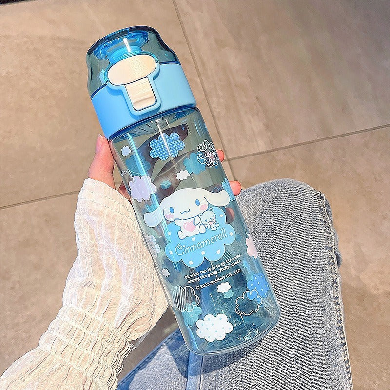 Sanrio Melody Kuromi Cinnamoroll Cartoon Water Bottle 550ml/620ml BPA Free Tritan – view 7
