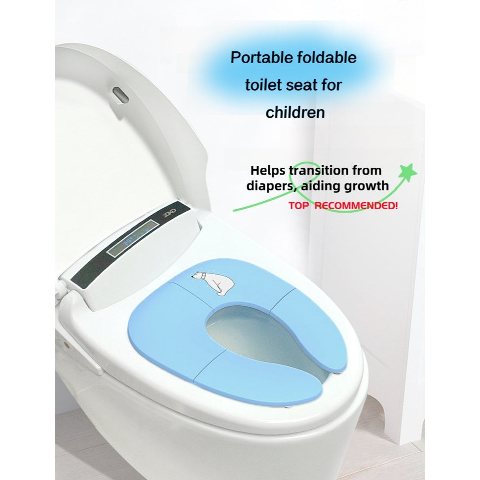 Portable Baby Toilet Training Seat Foldable Travel Potty for Infants 12M+ – view 3