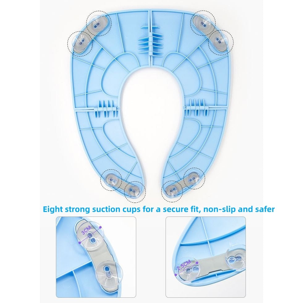 Portable Baby Toilet Training Seat Foldable Travel Potty for Infants 12M+ – view 6