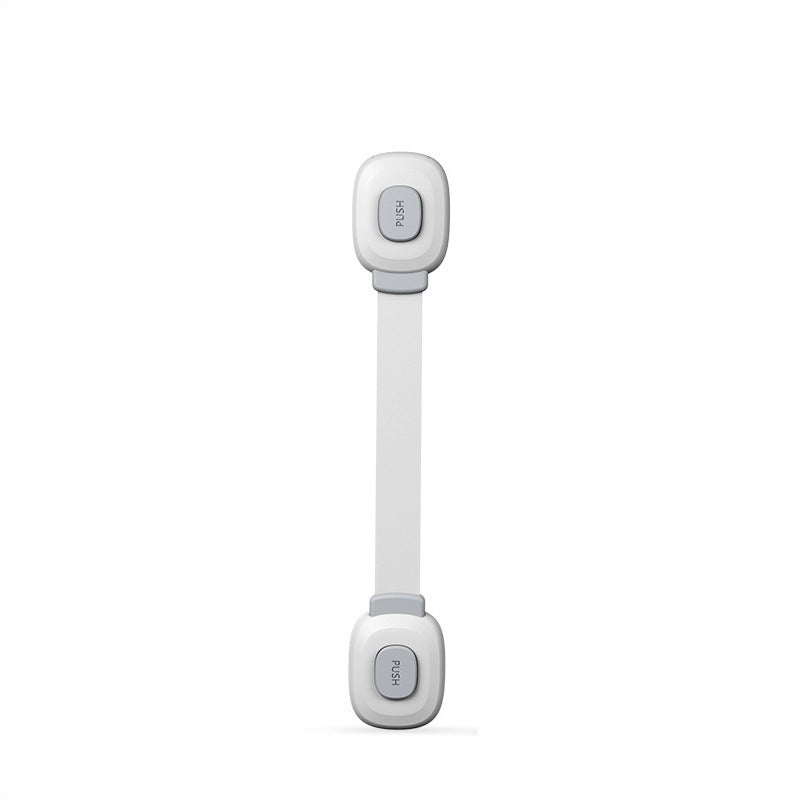 Baby Safety Lock Child Proof Cabinet Drawer Fridge Toilet Door Lock Multifunctional No Drill Adhesive Strap Lock – view 6