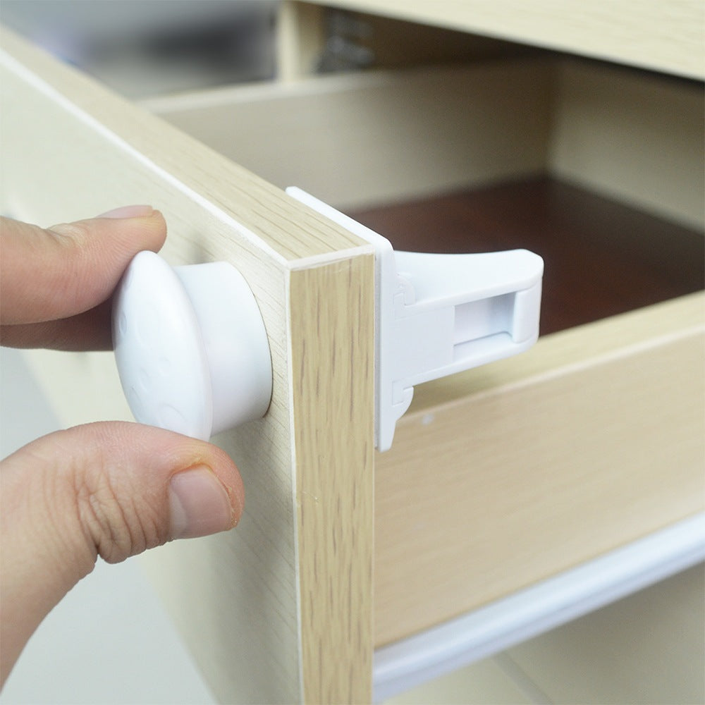 Magnetic Cabinet Lock Baby Safety Child Proof Invisible Drawer Cupboard Door Lock No Drill Adhesive Magnet Key – view 8