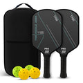 T700 Full Carbon Fiber Pickleball Paddle Set Elongated Grip Textured Grit Surface 16mm USA Pickleball Approved - 2 Paddles + 4 Balls + Carry Bag – view 21