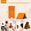 Third-Generation Silicone Foldable Phone Stand 24-Suction-Cup Design Portable Anti-Slip Flexible Multi-Angle Holder for Phone & Tablet