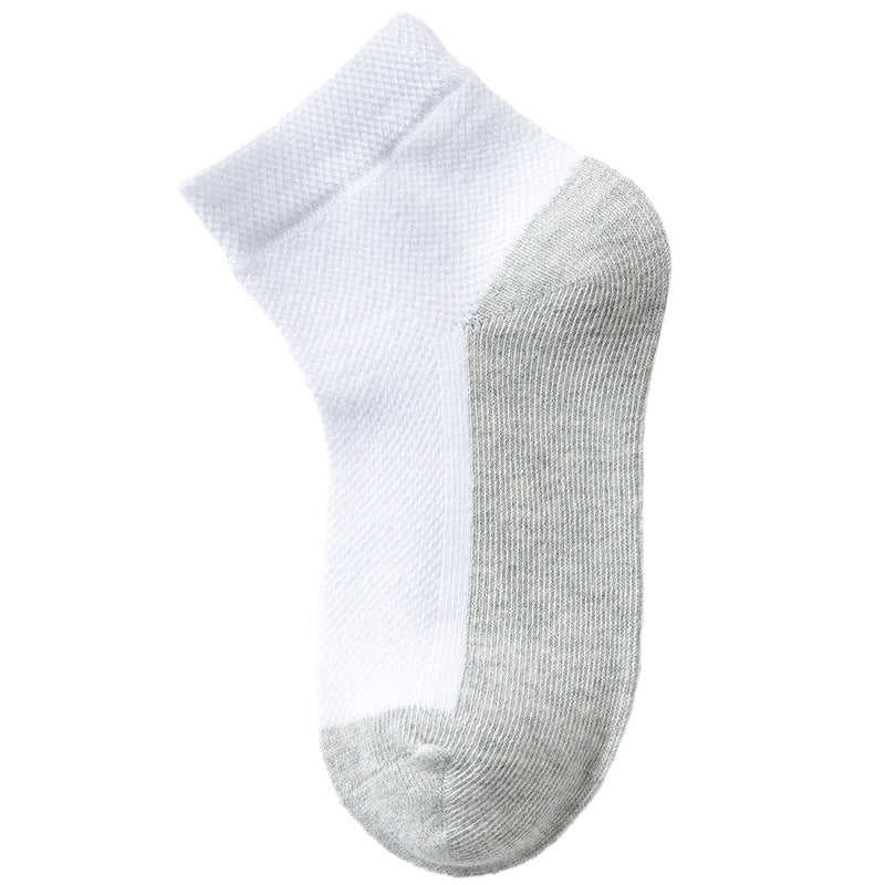 Kids Cotton Ankle Socks 4-Pair Pack Boys Girls Thin Breathable School Socks – view 5
