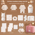 Newborn Baby & Maternity Essentials Gift Set 7A Antibacterial Pure Cotton Hospital Bag Kit Bear Print – view 10