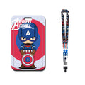 Cute Ins Style Cartoon Bus Card Holder with Neck Hanging Rope Student Meal Card Keychain – view 10